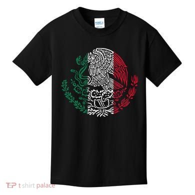 Mexican Eagle Mexico Flag Kids T-Shirt