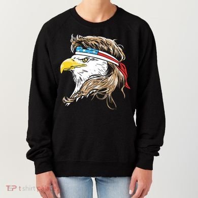 Merica Eagle Mullet 4th Of July Women's Sweatshirt