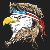 Merica Eagle Mullet 4th Of July Women's Sweatshirt thumb 2