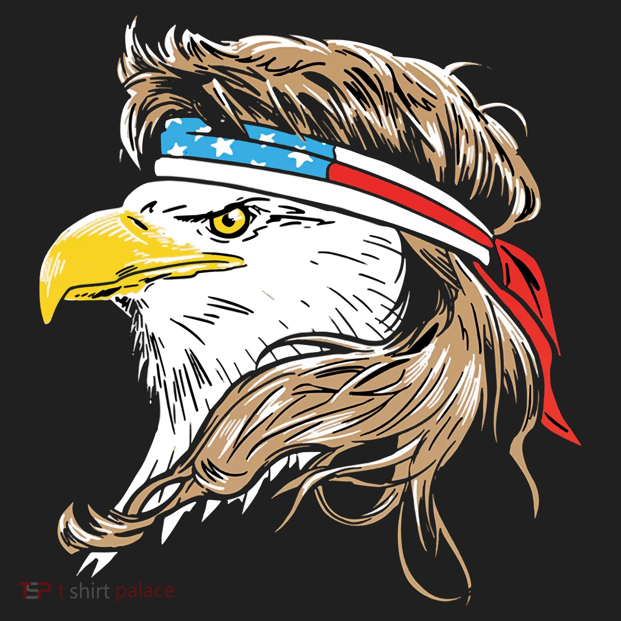 Merica Eagle Mullet 4th Of July Women's Sweatshirt