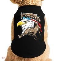 Merica Eagle Mullet 4th Of July Doggie Tank thumb 0