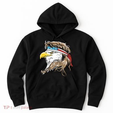 Merica Eagle Mullet 4th Of July Hoodie