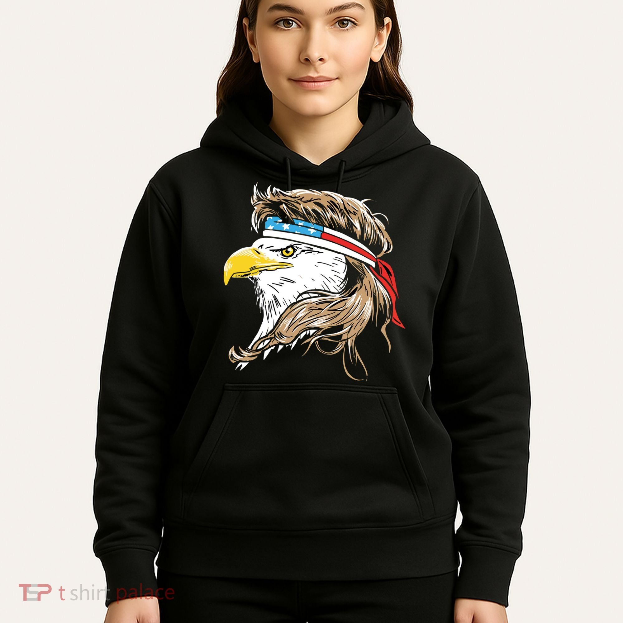 Merica Eagle Mullet 4th Of July Hoodie