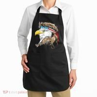 Merica Eagle Mullet 4th Of July Apron thumb 2