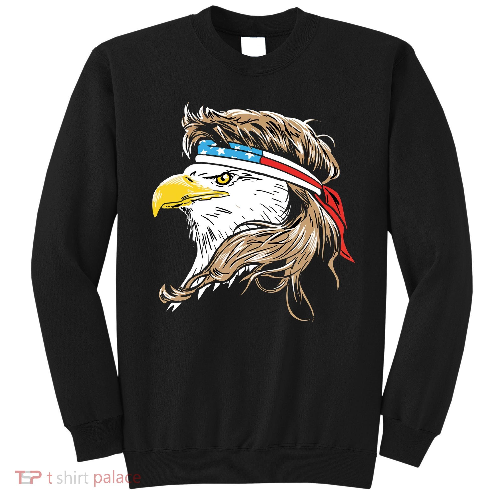 Merica Eagle Mullet 4th Of July Sweatshirt