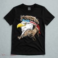 Merica Eagle Mullet 4th Of July T-Shirt thumb 5