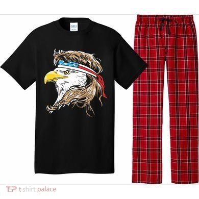 Merica Eagle Mullet 4th Of July Pajama Set