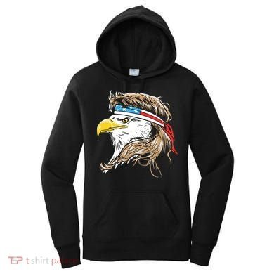 Merica Eagle Mullet 4th Of July Women's Hoodie