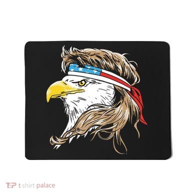 Merica Eagle Mullet 4th Of July Mousepad