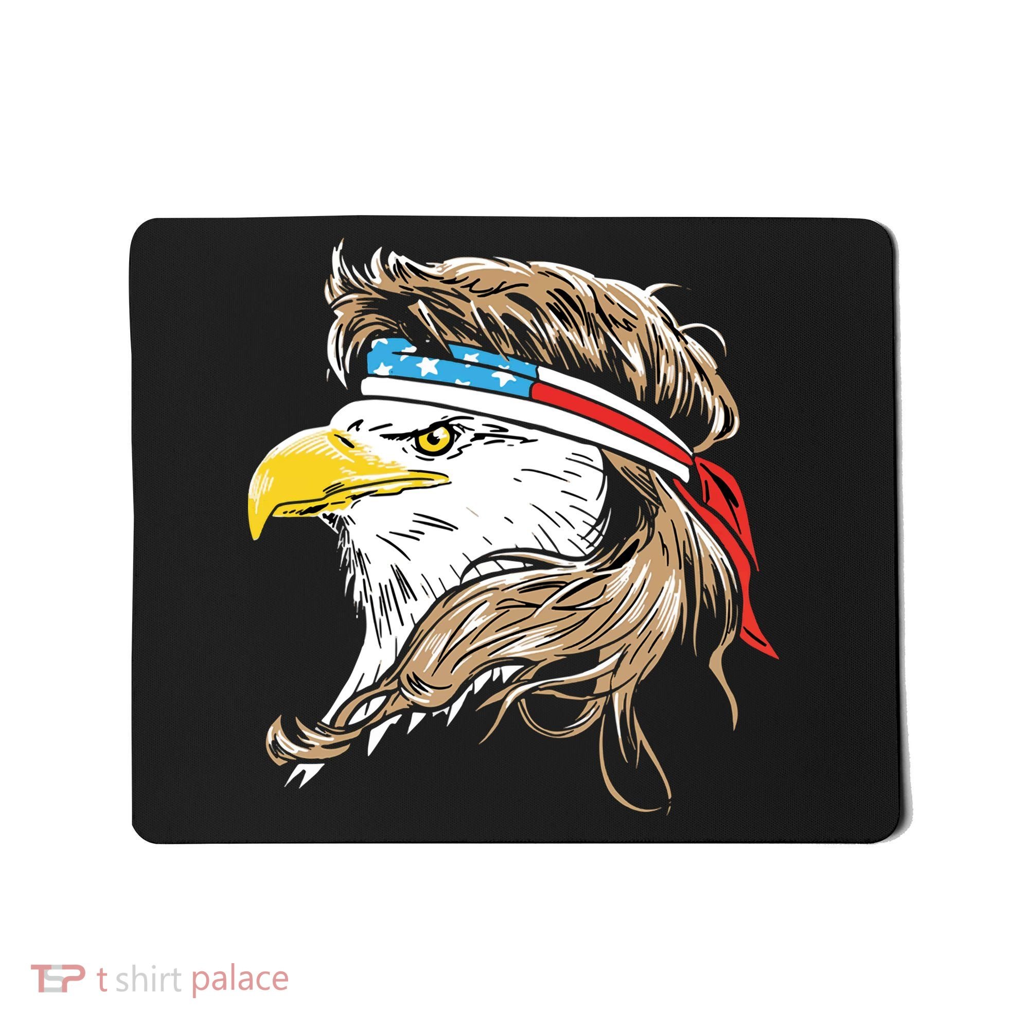 Merica Eagle Mullet 4th Of July Mousepad