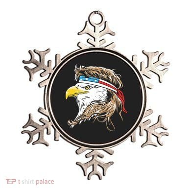 Merica Eagle Mullet 4th Of July Ornament