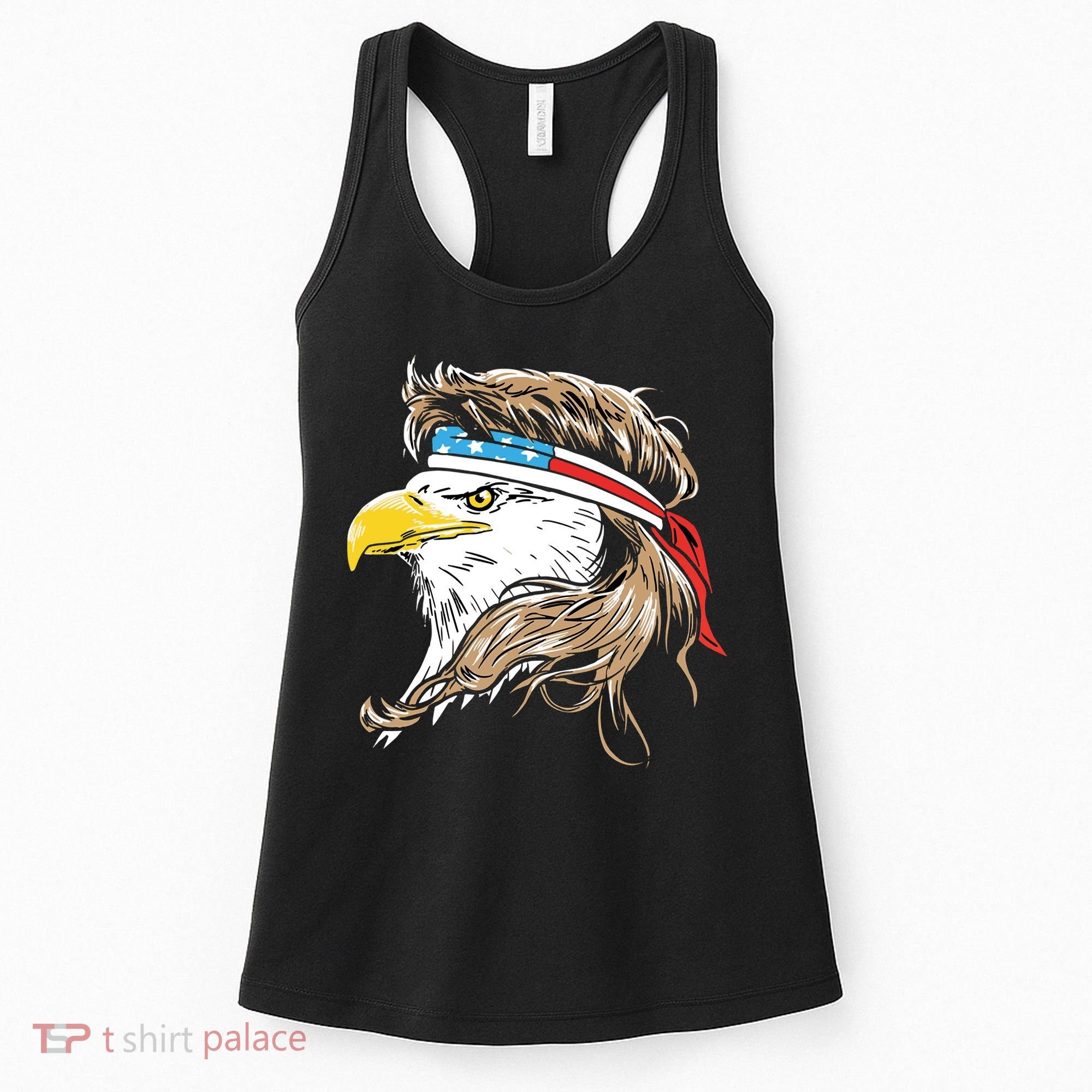 Merica Eagle Mullet 4th Of July Women's Tank Top
