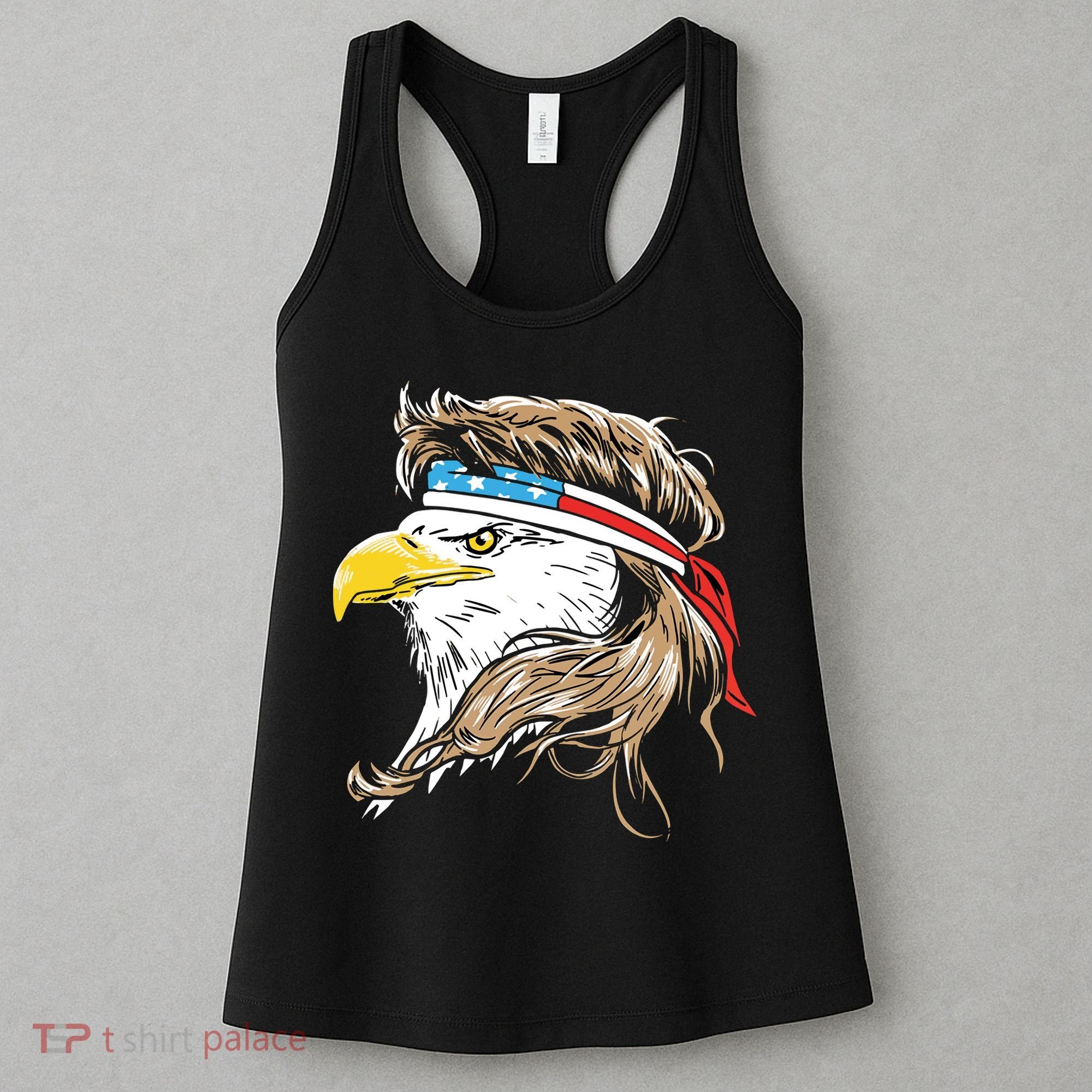 Merica Eagle Mullet 4th Of July Women's Tank Top