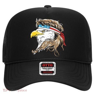 Merica Eagle Mullet 4th Of July Hat