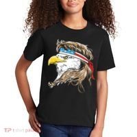 Merica Eagle Mullet 4th Of July Kids T-Shirt thumb 2