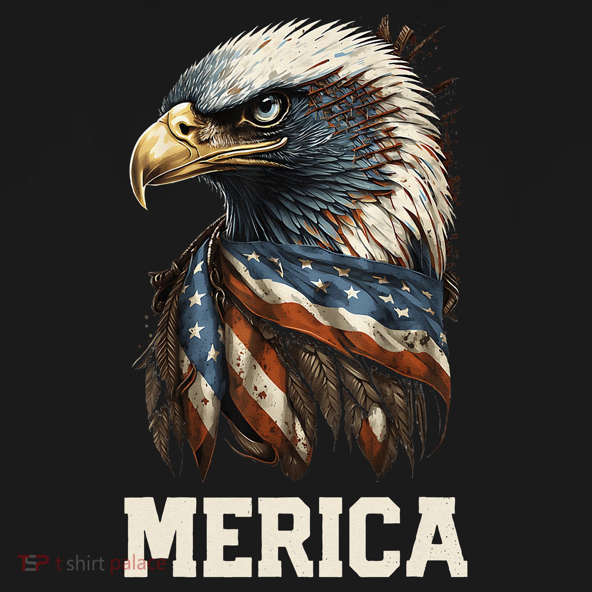 Merica Eagle Mullet 4th of July Wo American Flag USA Backpack