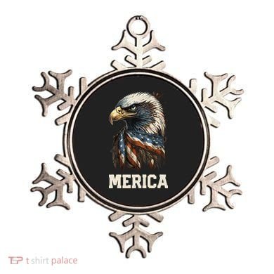 Merica Eagle Mullet 4th of July Wo American Flag USA Ornament