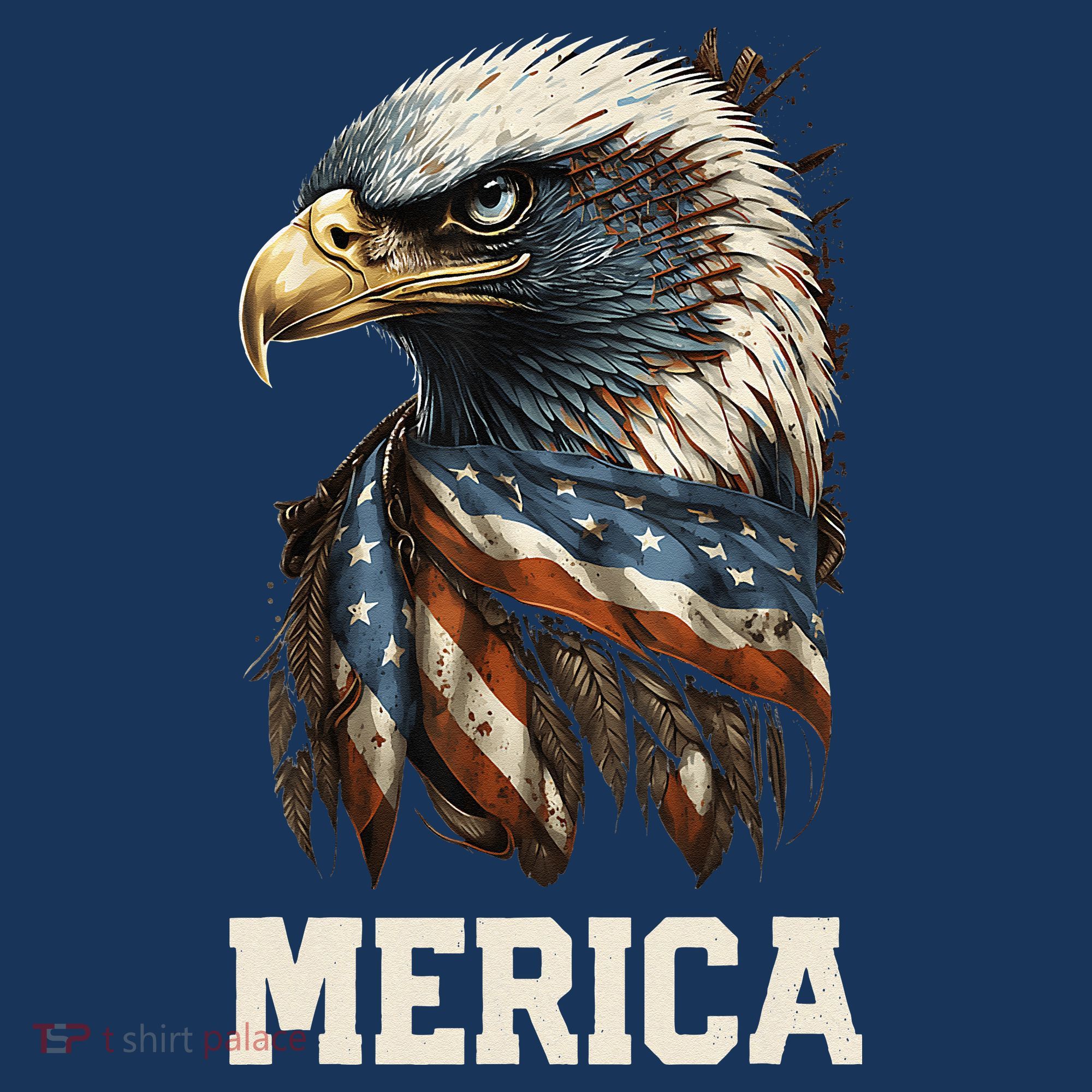 Merica Eagle Mullet 4th of July Wo American Flag USA Women's Tank Top