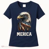 Merica Eagle Mullet 4th of July Wo American Flag USA Women's T-Shirt thumb 0