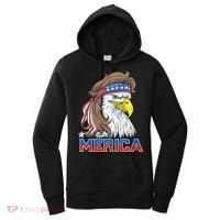 Merica Eagle Mullet 4th Of July American Flag Usa Women's Hoodie thumb 0
