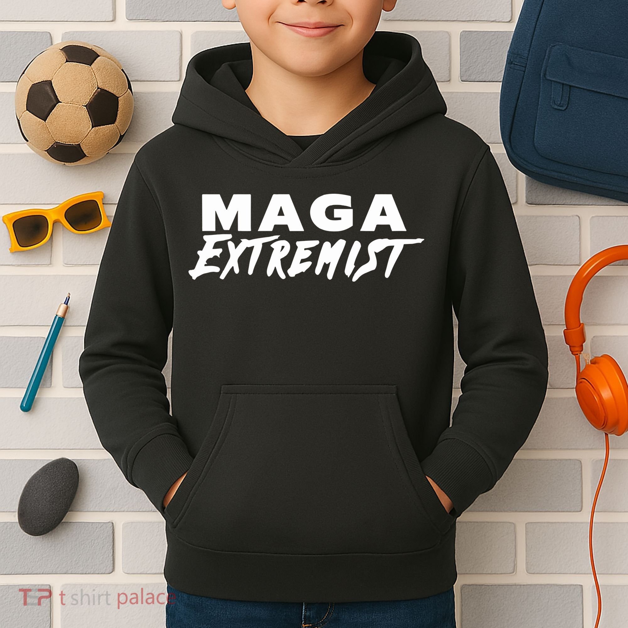 Maga Extremist Kids Hoodie