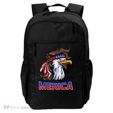 Merica Eagle Mullet 4th Of July American Flag Backpack