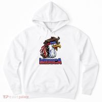 Merica Eagle Mullet 4th Of July American Flag Hoodie thumb 0