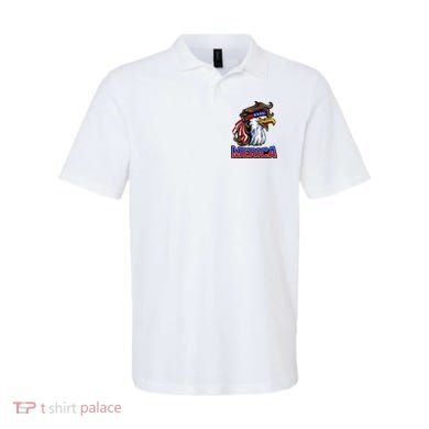 Merica Eagle Mullet 4th Of July American Flag Polo