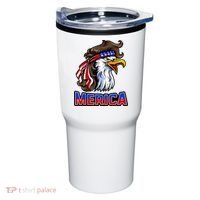 Merica Eagle Mullet 4th Of July American Flag Tumbler thumb 0