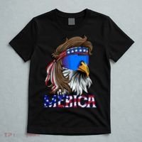 Merica Eagle Mullet Shirt American Flag USA Men 4th Of July T-Shirt thumb 5