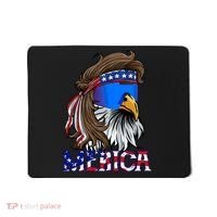 Merica Eagle Mullet Shirt American Flag USA Men 4th Of July Mousepad thumb 0