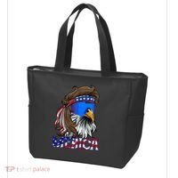 Merica Eagle Mullet Shirt American Flag USA Men 4th Of July Tote Bag thumb 3