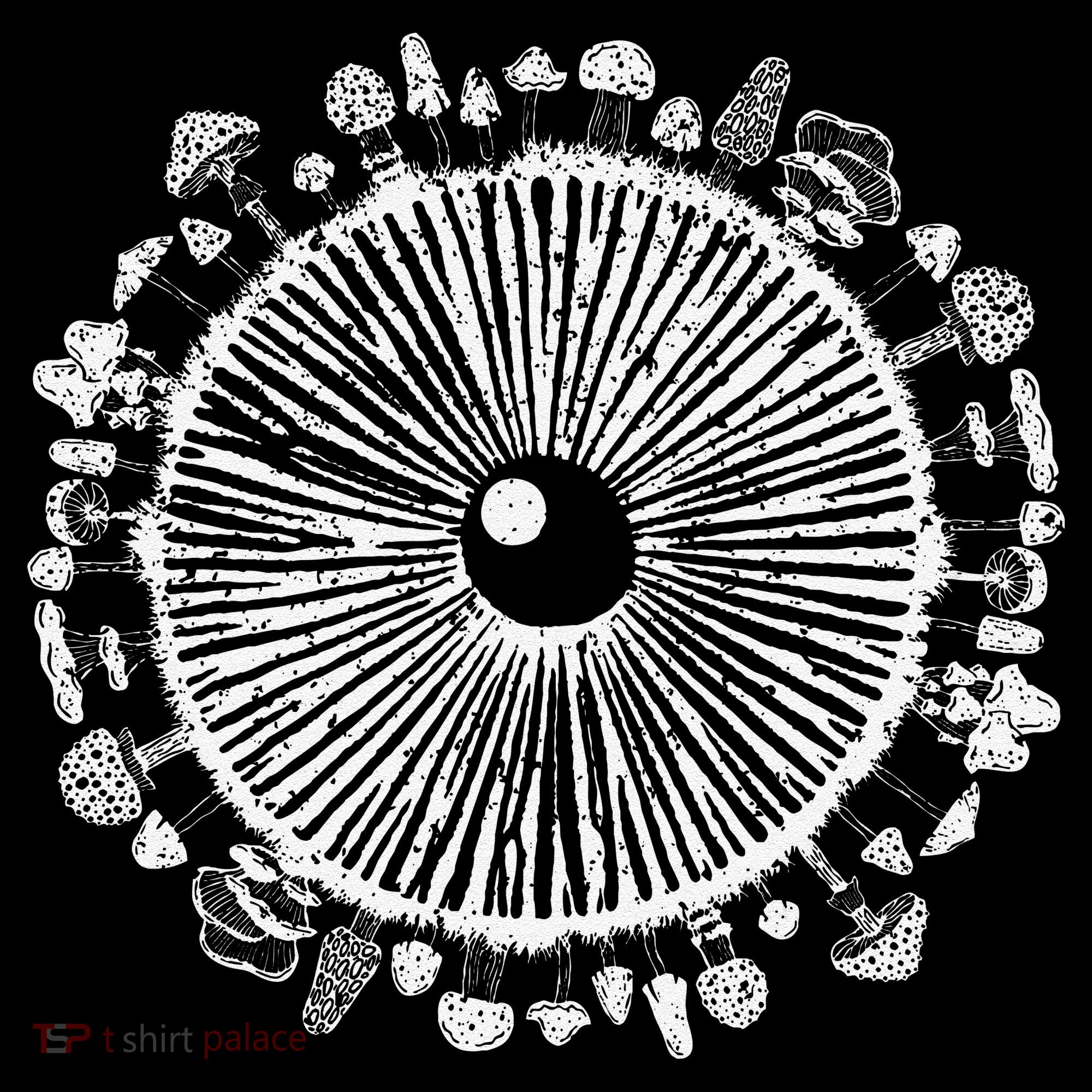 Mushroom Eye Mycology Foraging Magic Spore Print Graphic Coffee Mug