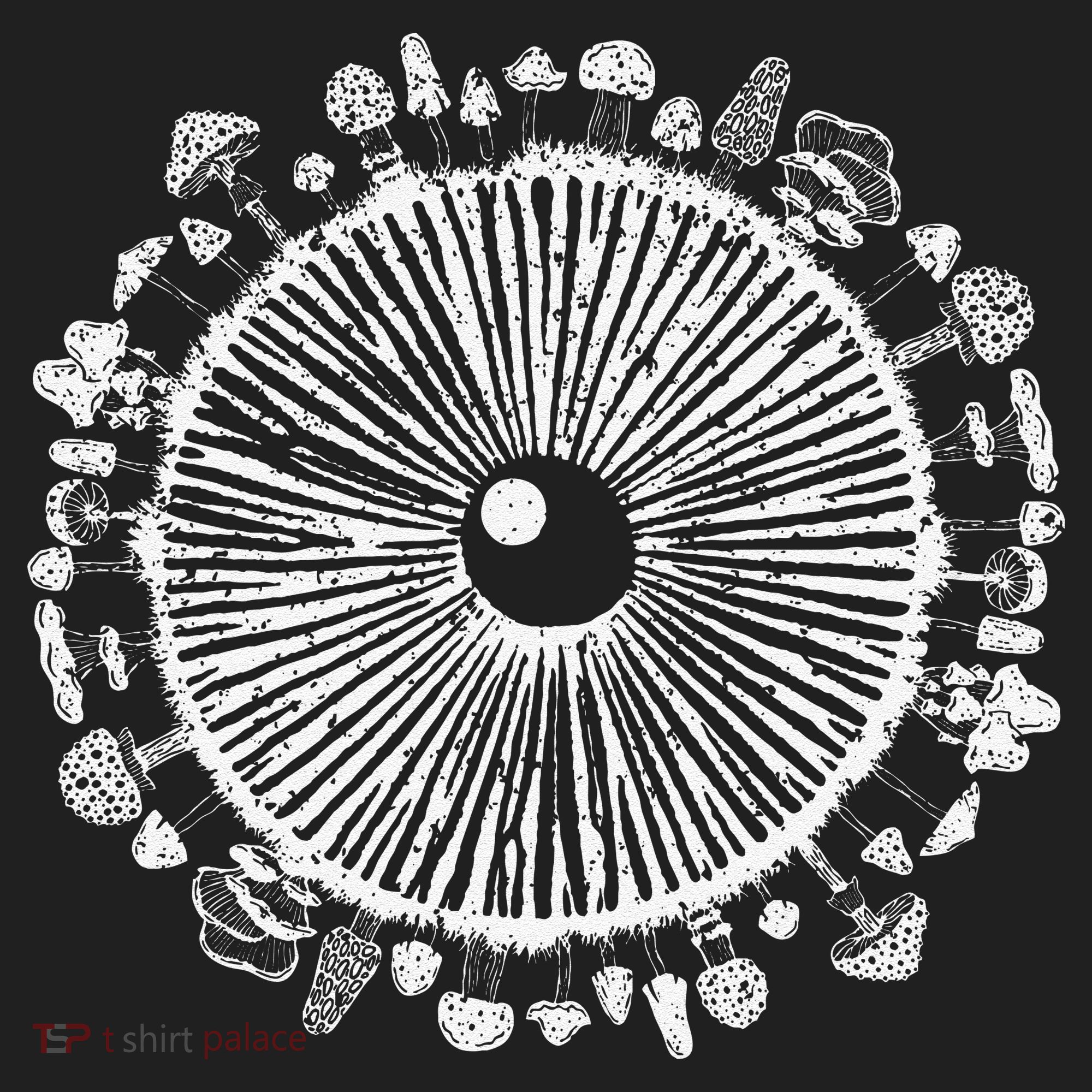 Mushroom Eye Mycology Foraging Magic Spore Print Graphic Tumbler