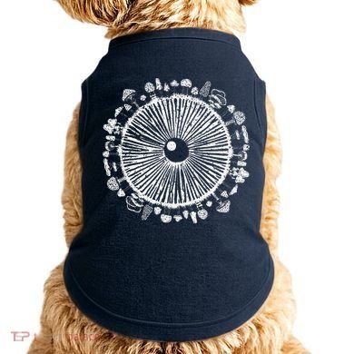 Mushroom Eye Mycology Foraging Magic Spore Print Graphic Doggie Tank
