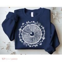 Mushroom Eye Mycology Foraging Magic Spore Print Graphic Sweatshirt thumb 2