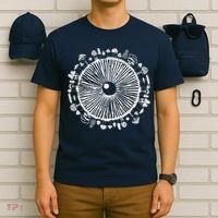 Mushroom Eye Mycology Foraging Magic Spore Print Graphic T-Shirt thumb 6