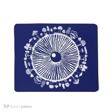 Mushroom Eye Mycology Foraging Magic Spore Print Graphic Mousepad