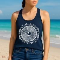 Mushroom Eye Mycology Foraging Magic Spore Print Graphic Women's Tank Top thumb 2