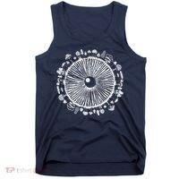 Mushroom Eye Mycology Foraging Magic Spore Print Graphic Tank Top thumb 0
