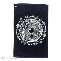 Mushroom Eye Mycology Foraging Magic Spore Print Graphic Golf Towel thumb 0
