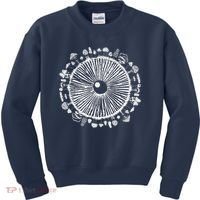 Mushroom Eye Mycology Foraging Magic Spore Print Graphic Kids Sweatshirt thumb 0
