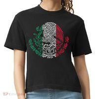 Mexican Eagle Mexico Flag Comfort Colors Boxy T-Shirt thumb 0