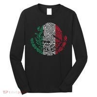 Mexican Eagle Mexico Flag Long Sleeve Shirt thumb 0