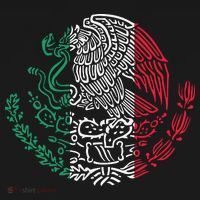 Mexican Eagle Mexico Flag T-Shirt thumb 7