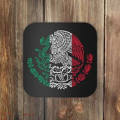 Mexican Eagle Mexico Flag Coaster