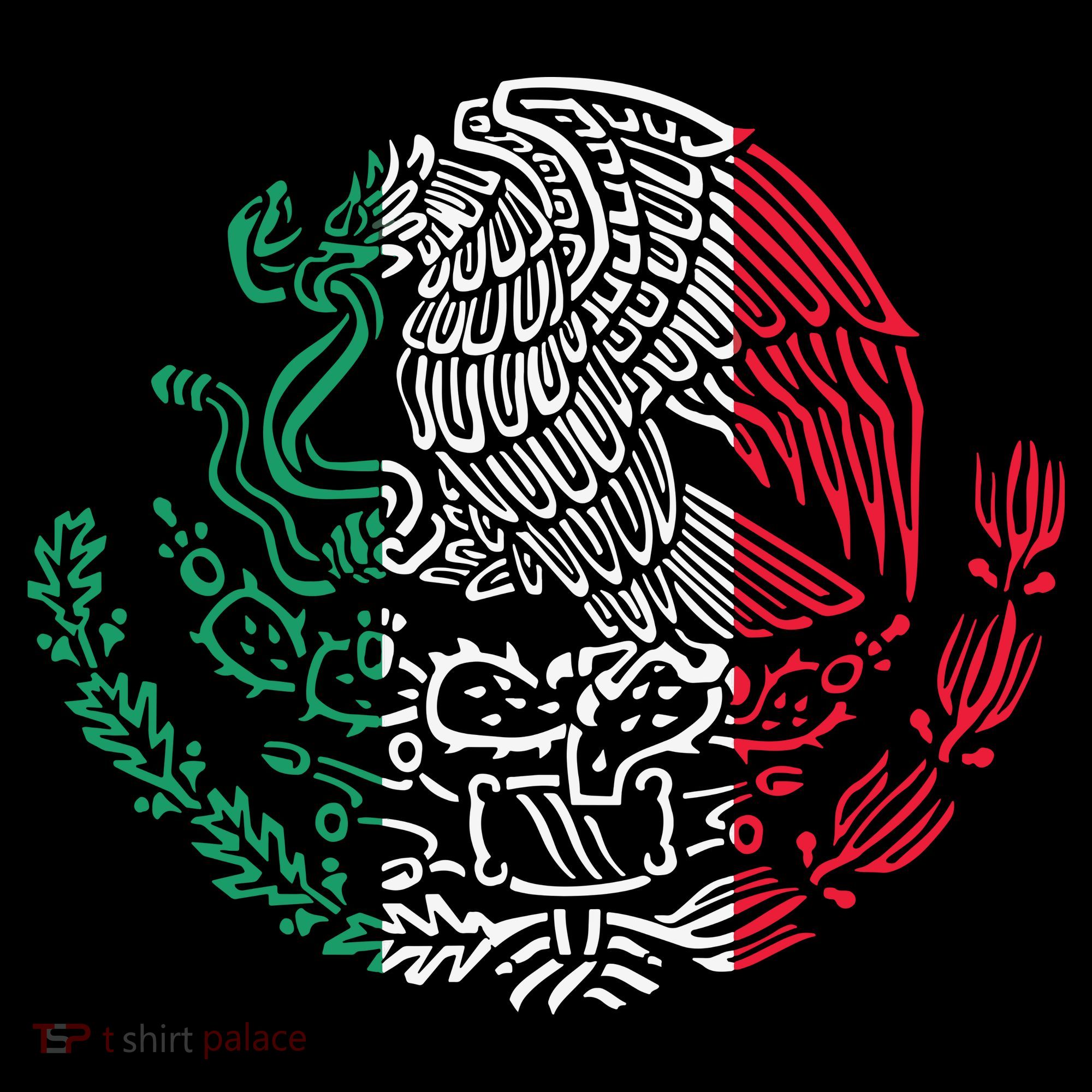 Mexican Eagle Mexico Flag Women's Hoodie