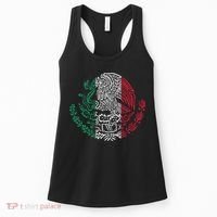 Mexican Eagle Mexico Flag Women's Tank Top thumb 0