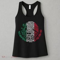 Mexican Eagle Mexico Flag Women's Tank Top thumb 3