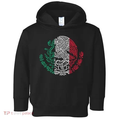 Mexican Eagle Mexico Flag Toddler Hoodie